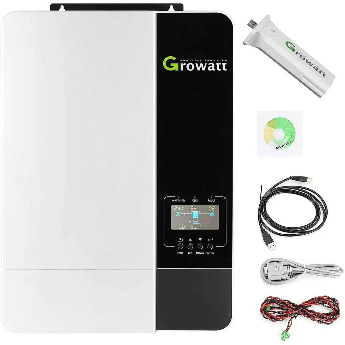 Growatt SPF5000-ES 5kW 48V Off-Grid Inverter Charger | 100A MPPT