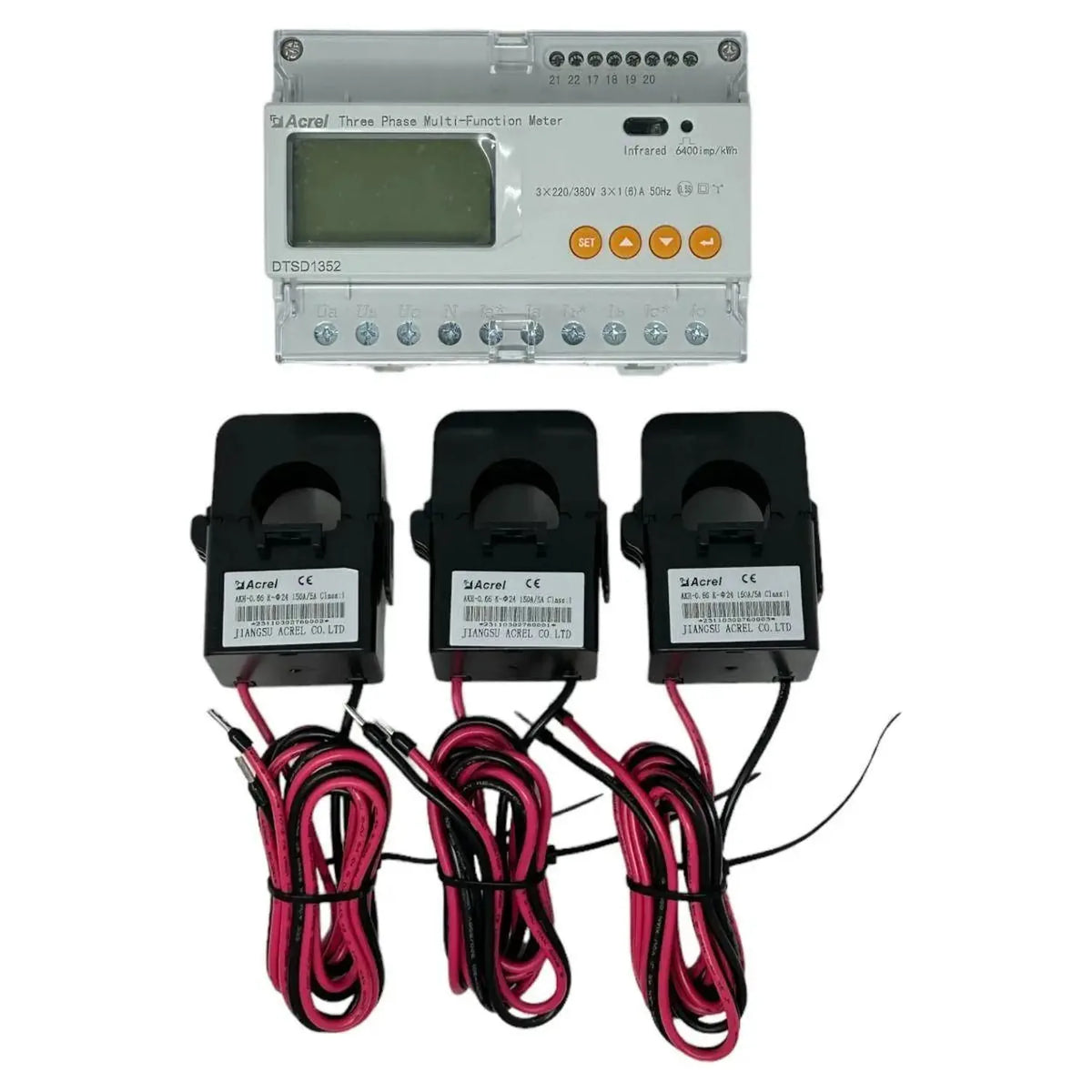 Acrel DTSD1352-C Three Phase Energy Meter for Solis Inverters | 3CT