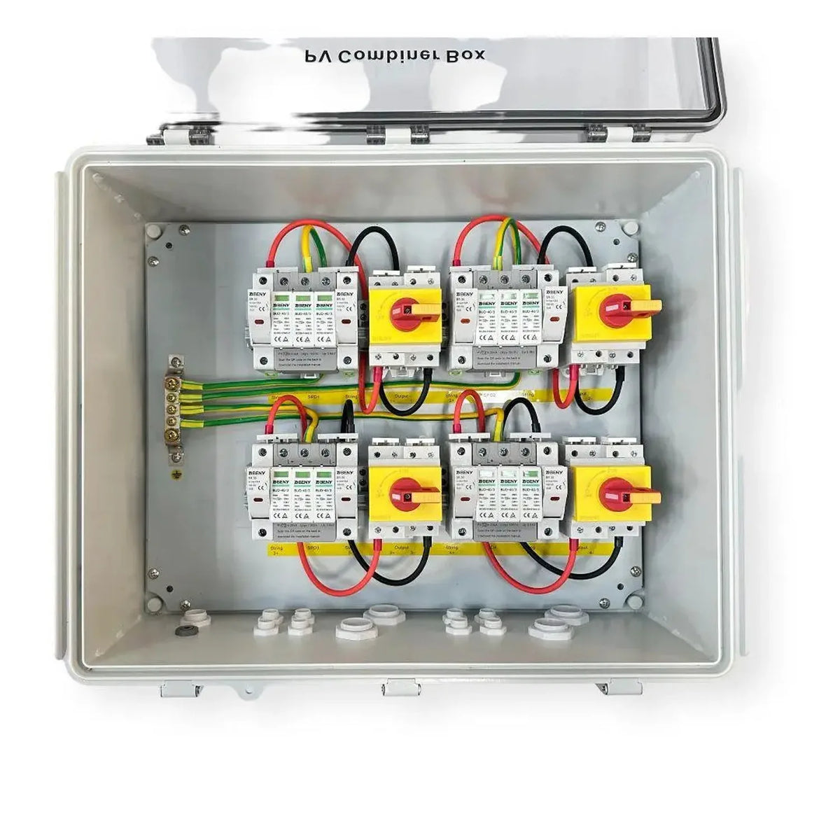 Solar PV DC Combiner Box 4-In 4-Out 1000V | Voltacon