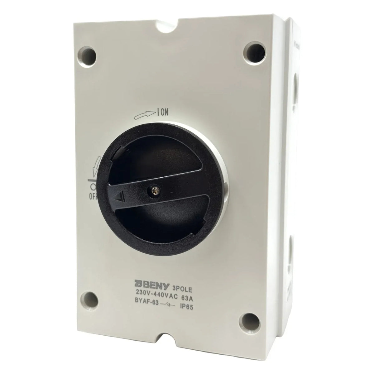 AC Isolator Switch 3-Pole 40A/63A IP65 | BENY BYAF-63