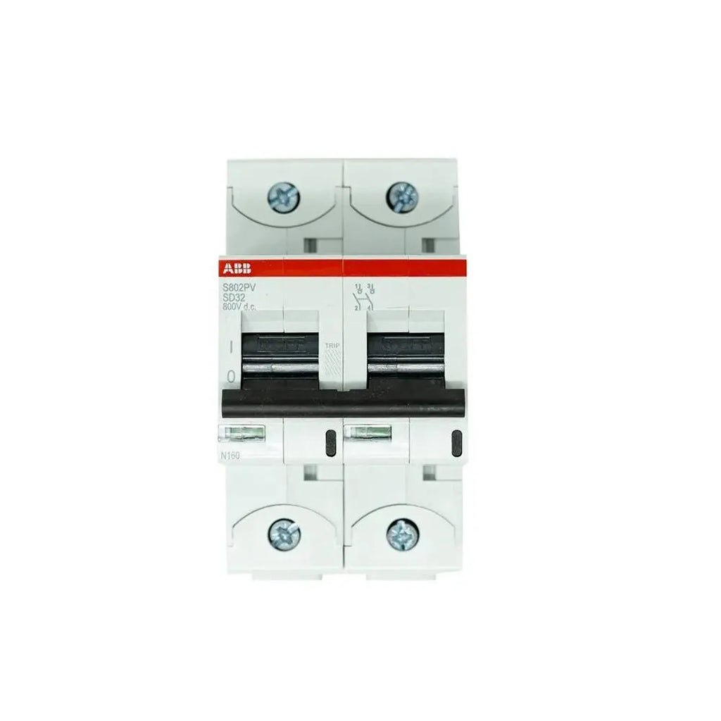 ABB S802PV-M32-H DC Isolator Switch 1000V 32A 2-Pole