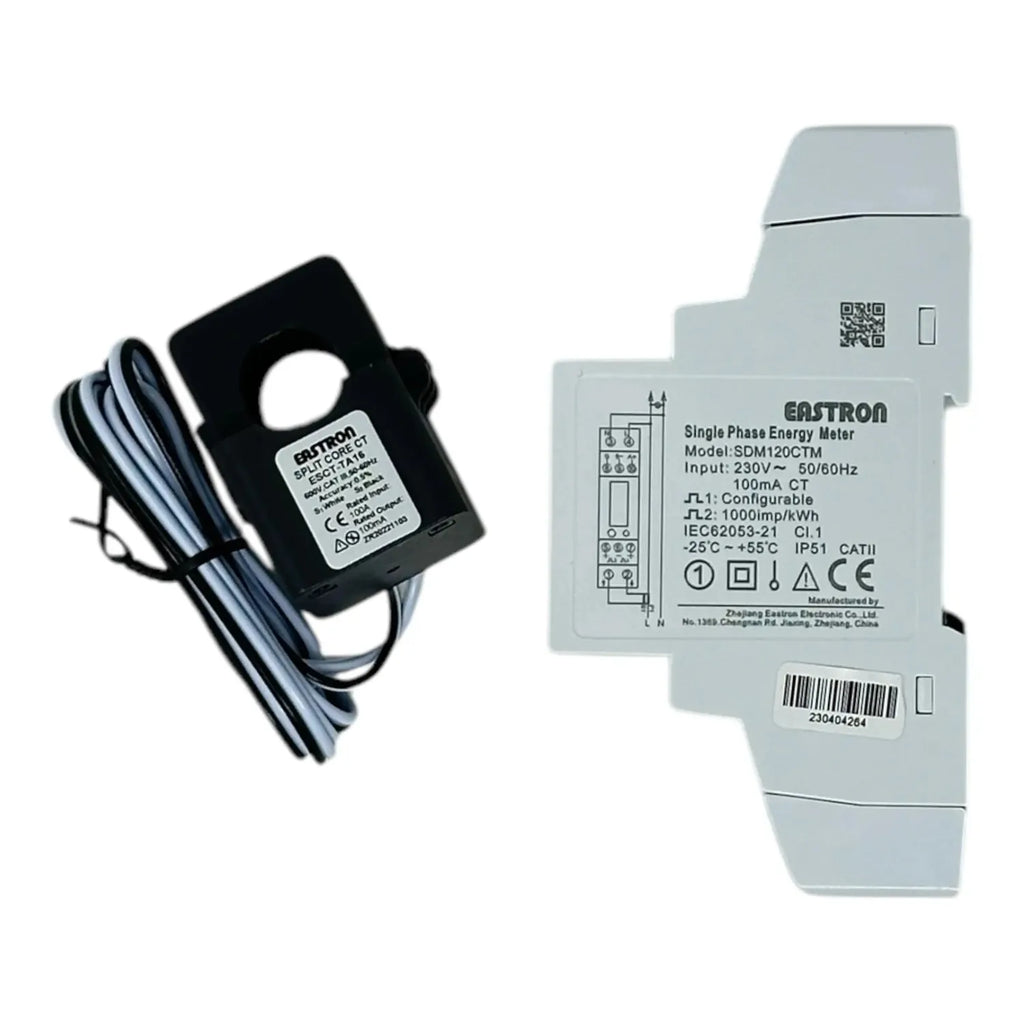 Single Phase DIN Rail Energy Meter 100mA CT Modbus | Eastron SDM120CTM