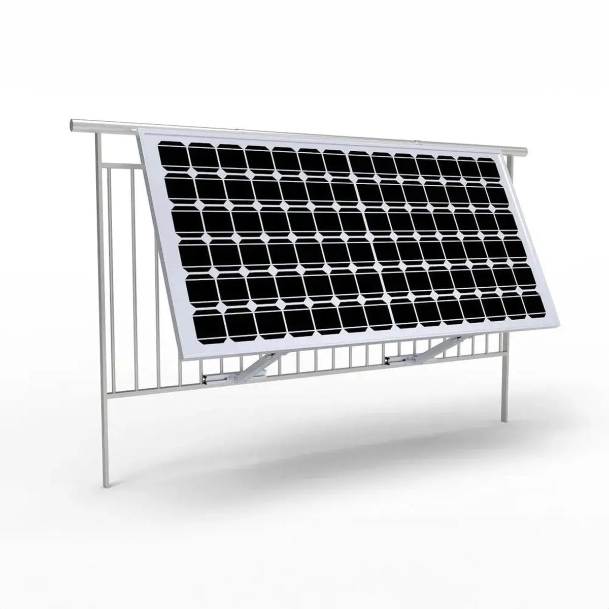 Adjustable Tilt Balcony & Fence Solar Panel Mounting Kit 15-30Deg