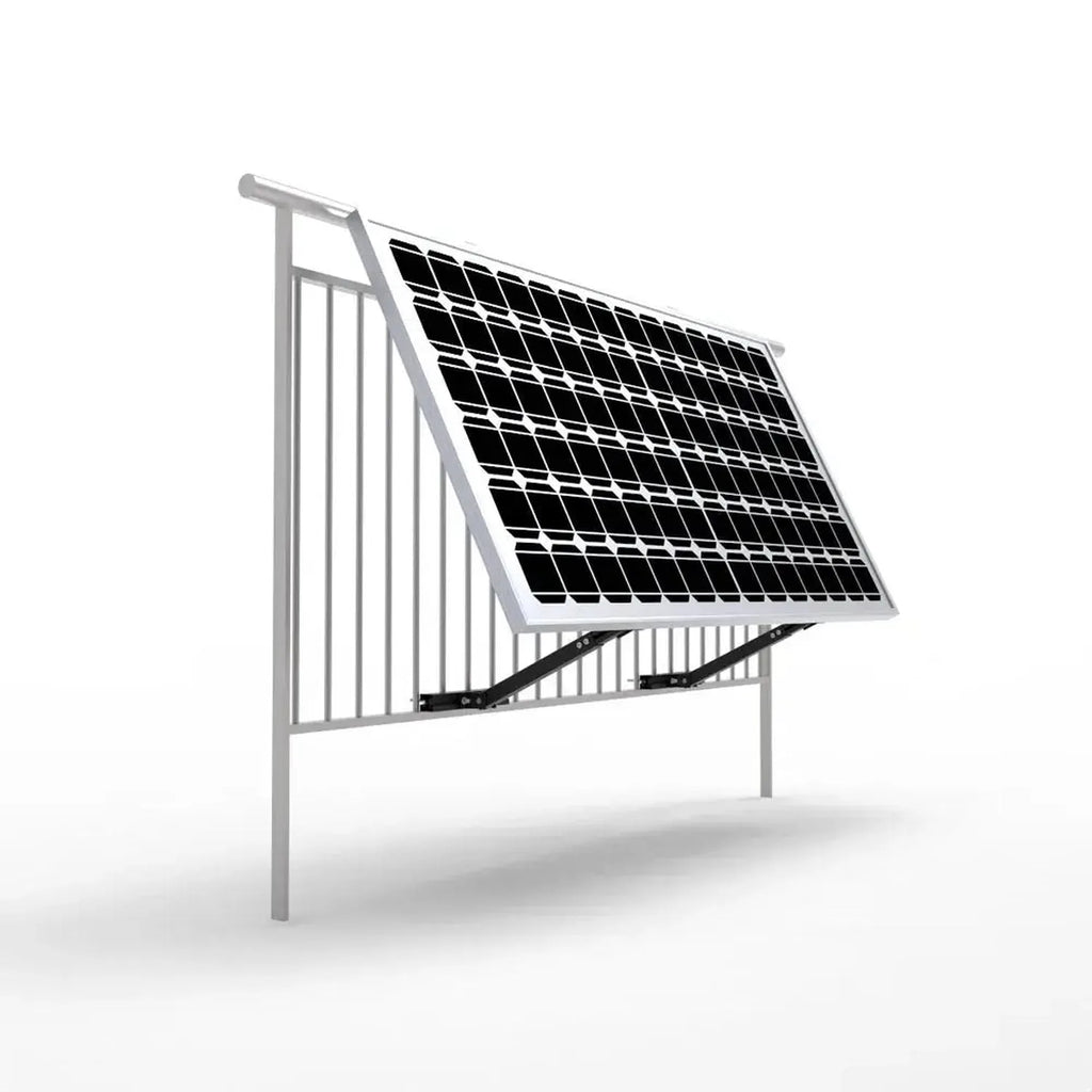 Adjustable Tilt Balcony & Fence Solar Panel Mounting Kit 15-30Deg