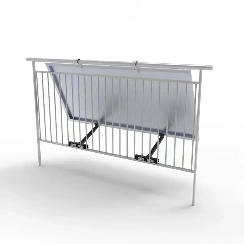Adjustable Tilt Balcony & Fence Solar Panel Mounting Kit 15-30Deg