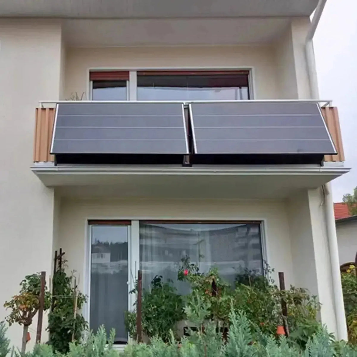 Adjustable Tilt Balcony & Fence Solar Panel Mounting Kit 15-30Deg