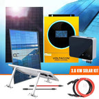 Off-Grid Solar Kit 24V 3.6kW with Lithium Battery | Voltacon