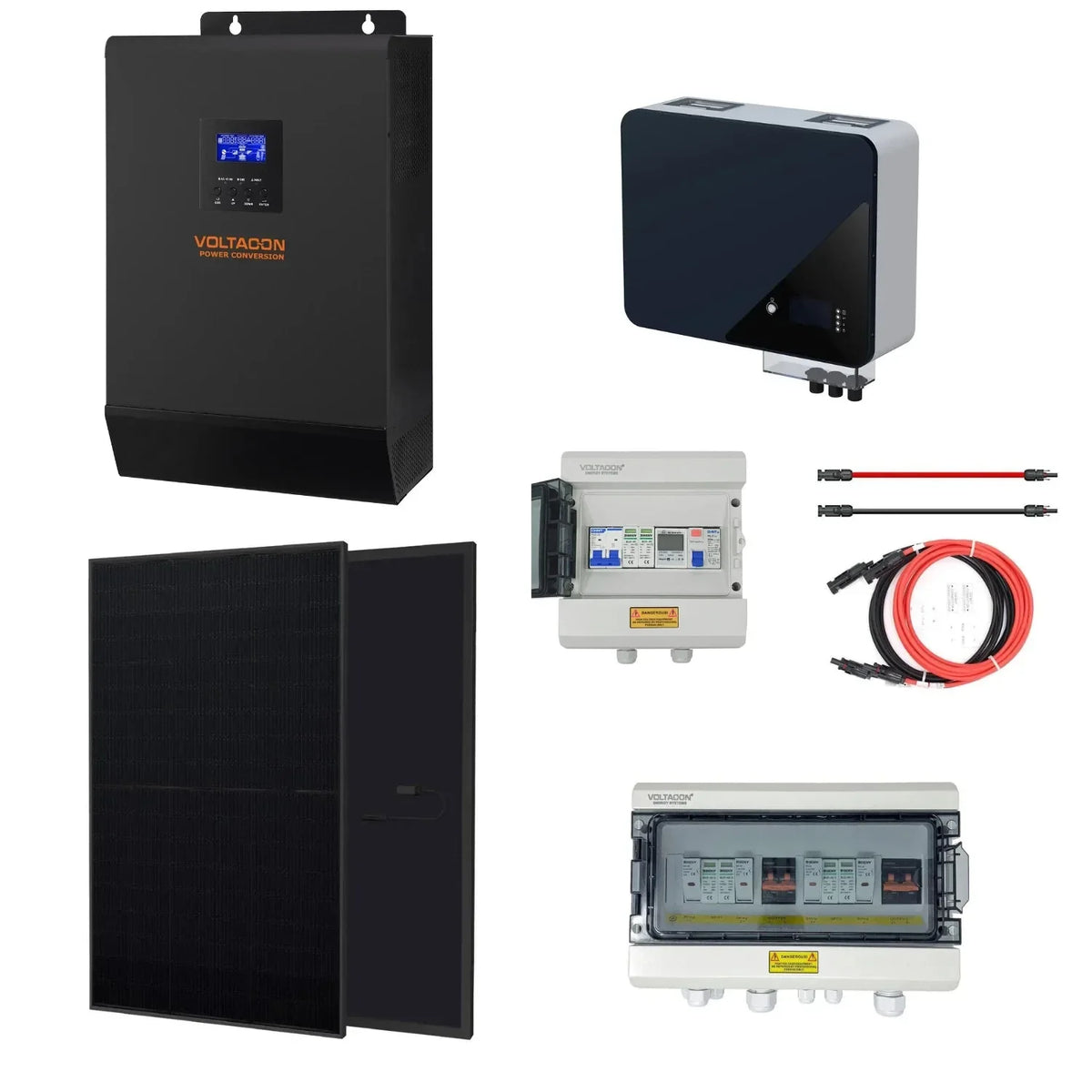 Complete 5kW Off-Grid Solar Kit with 5kWh Lithium Batteries | Conversol