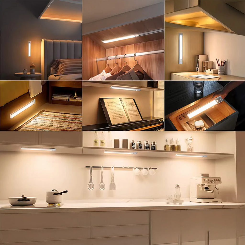 USB-C Rechargeable LED Under Cabinet Light 40cm Motion Sensor | Ledison