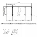 Flat Roof Solar Panel Mounting Kit U-Shape Mini Rail | Voltacon