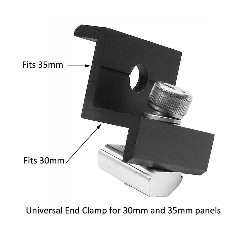Flat Roof Solar Panel Mounting Kit U-Shape Mini Rail | Voltacon