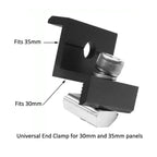 Flat Roof Solar Panel Mounting Kit U-Shape Mini Rail | Voltacon