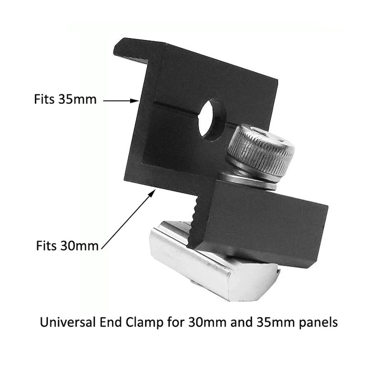 Flat Roof Solar Panel Mounting Kit U-Shape Mini Rail | Voltacon