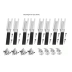 Flat Roof Solar Panel Mounting Kit U-Shape Mini Rail | Voltacon