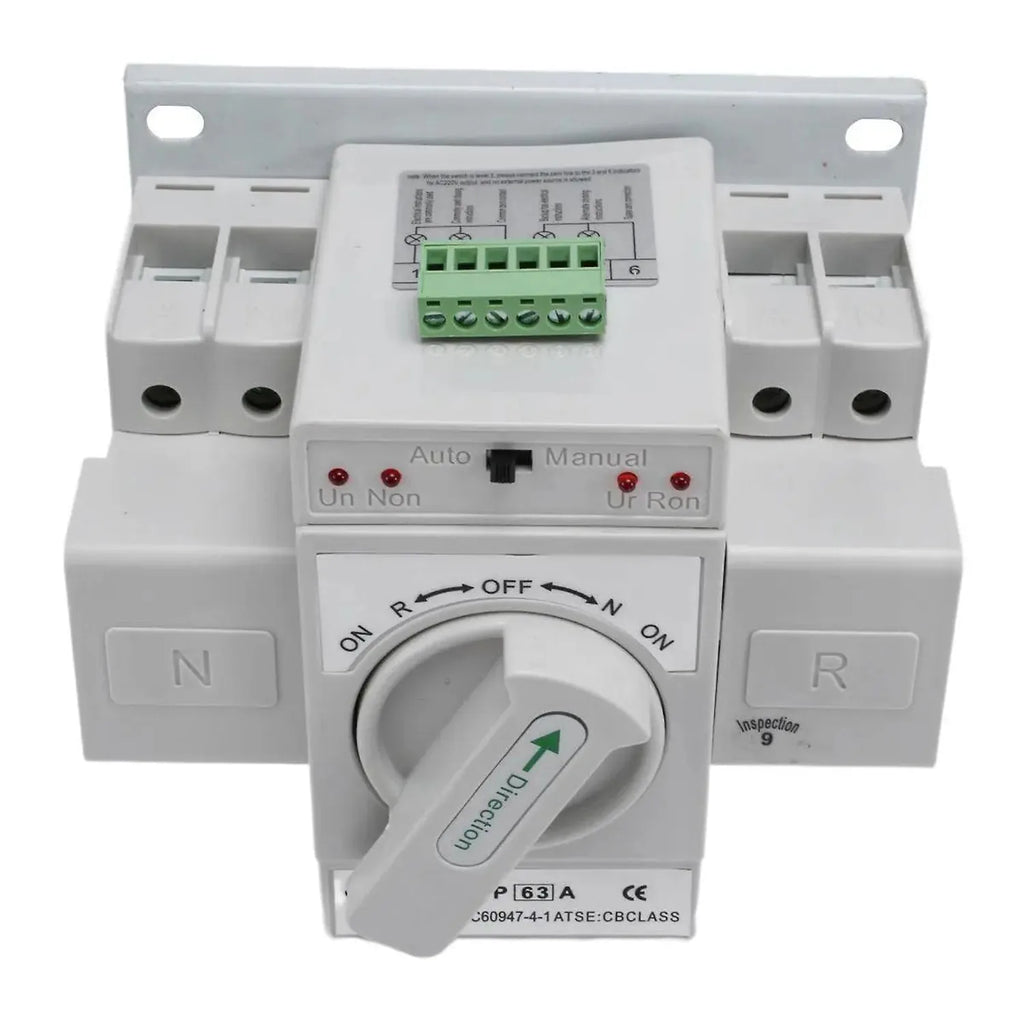 Automatic ATS Transfer Switch 63A 2 Pole | Voltacon