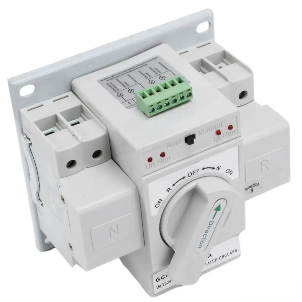 Automatic ATS Transfer Switch 63A 2 Pole | Voltacon
