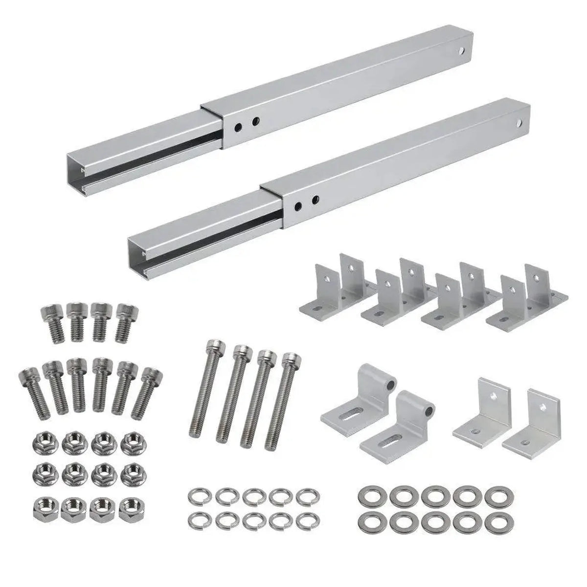 Adjustable Tilt Solar Panel Mounting Kit | Flat Roof 15-30Deg