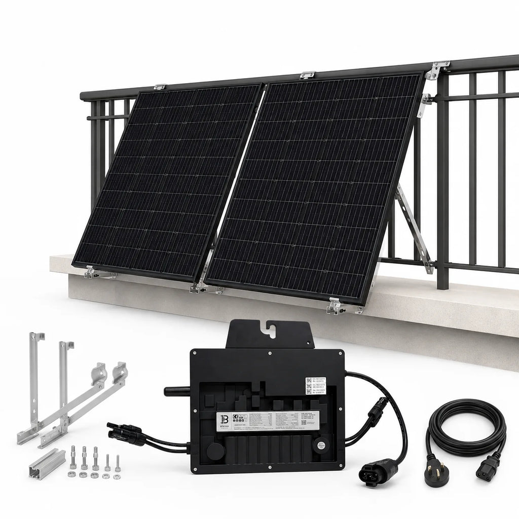800W Plug In Solar Panel Kit with Micro Inverter | JA Solar 465W