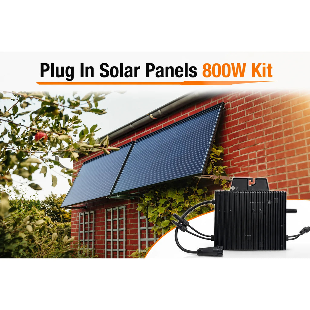 800W Plug In Solar Panel Kit with Micro Inverter | JA Solar 465W