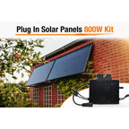 800W Plug In Solar Panel Kit with Micro Inverter | JA Solar 465W