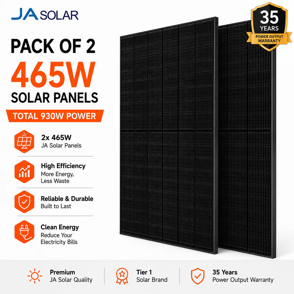 800W Plug In Solar Panel Kit with Micro Inverter | JA Solar 465W