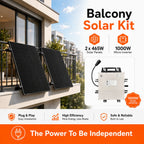 JA Solar 930W Balcony Solar Kit with 1000VA Micro Inverter | BYM1000