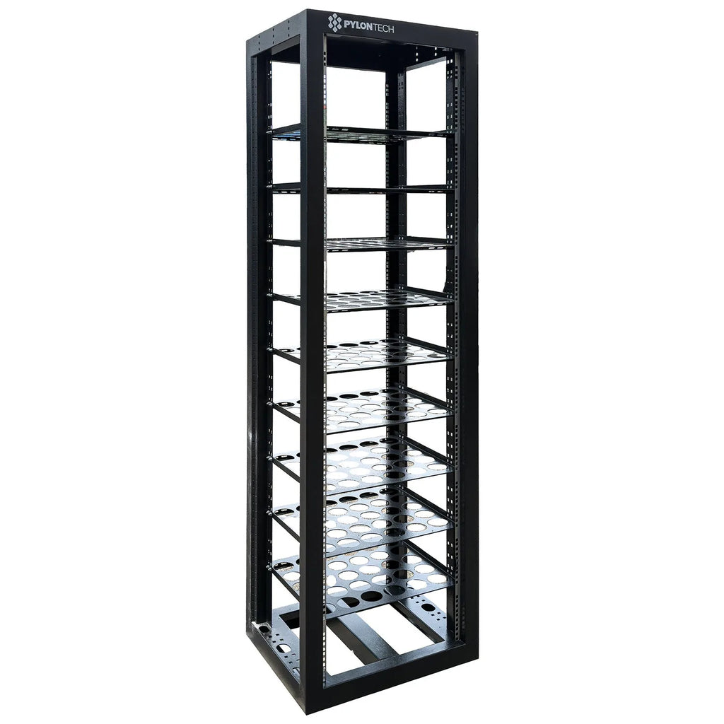 Pylontech US5000 Battery Server Rack | 10-Slot Steel Cabinet 50kWh
