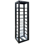 Pylontech US5000 Battery Server Rack | 10-Slot Steel Cabinet 50kWh