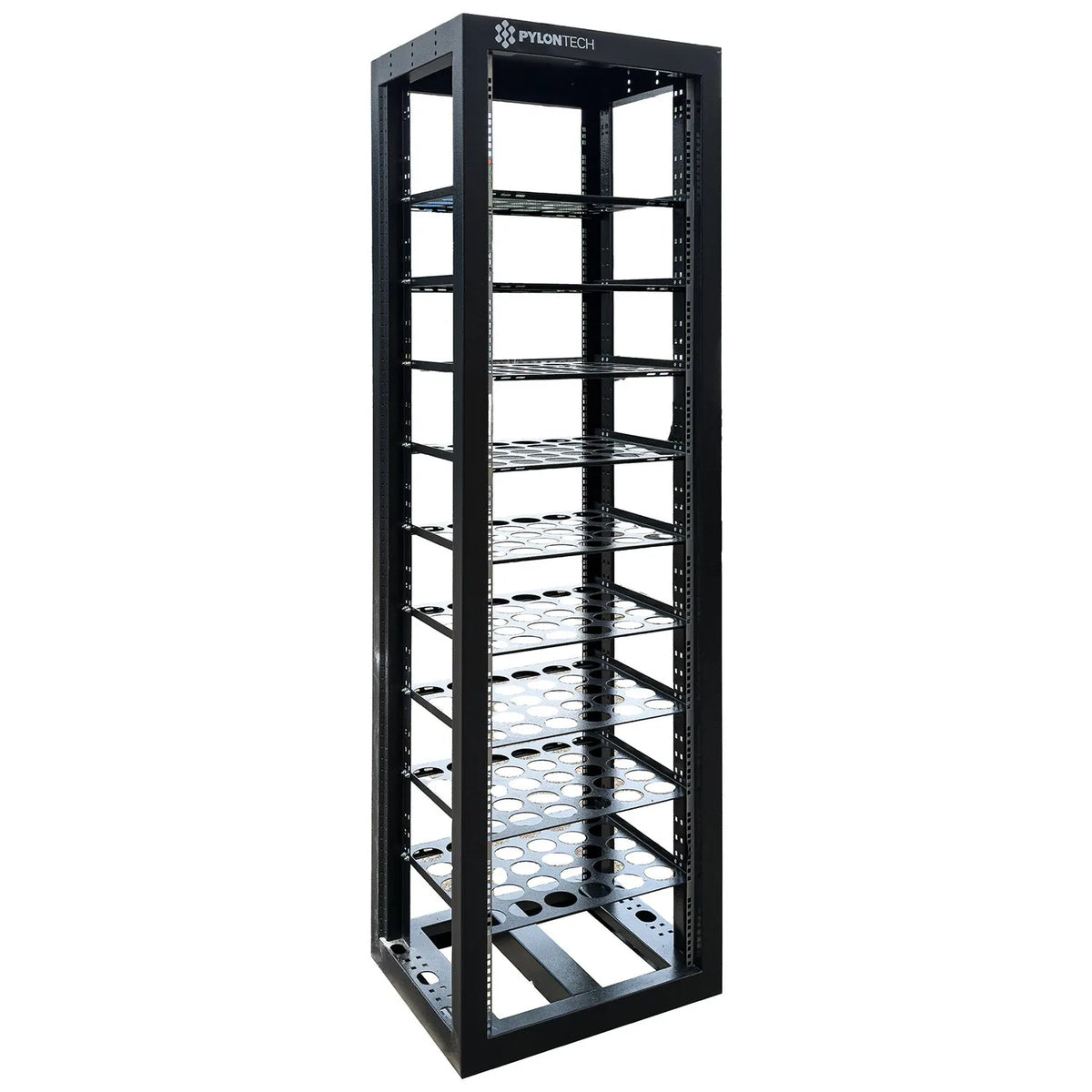 Pylontech US5000 Battery Server Rack | 10-Slot Steel Cabinet 50kWh