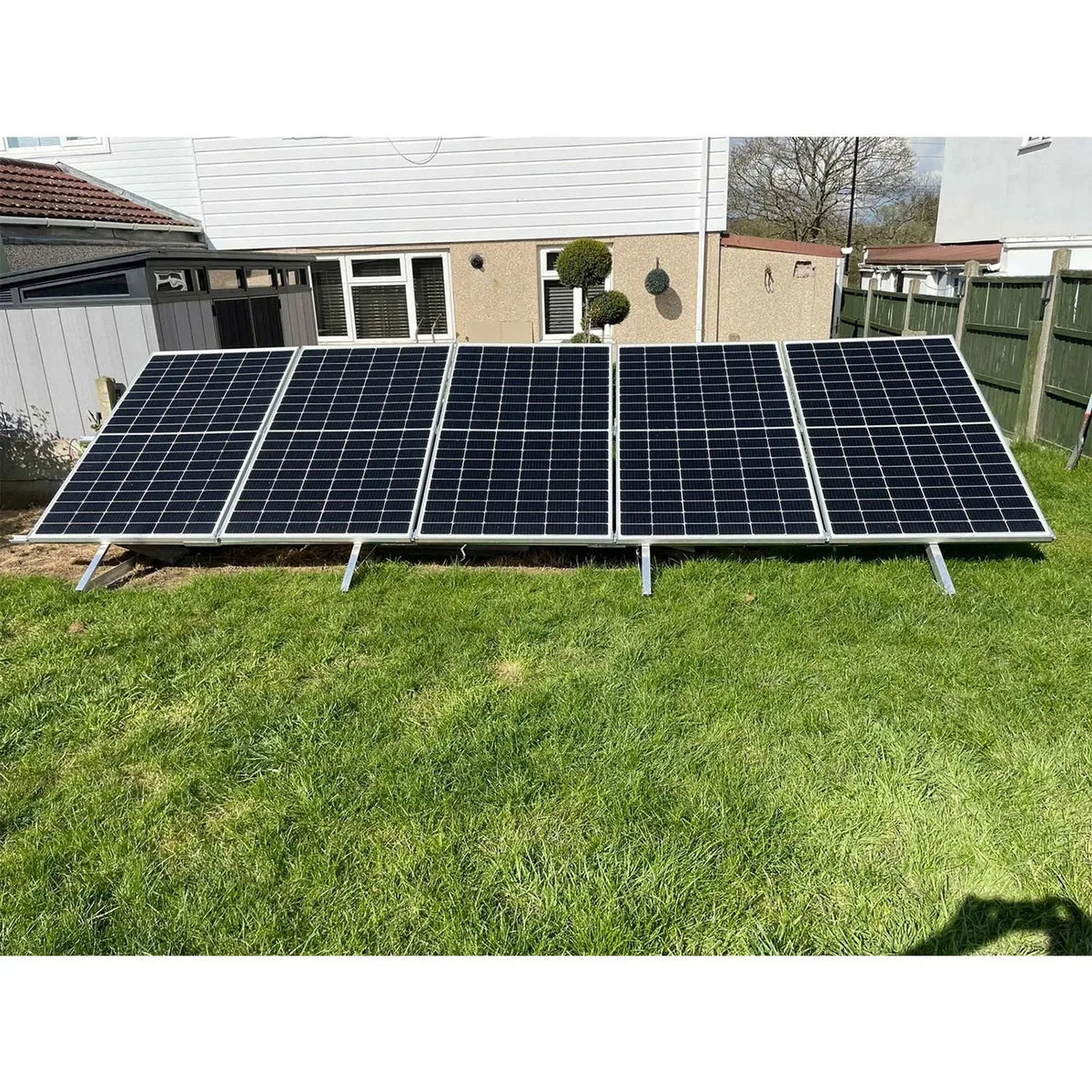Adjustable Flat Roof & Ground Solar Panel Mounting Kit 15-35° | Voltacon