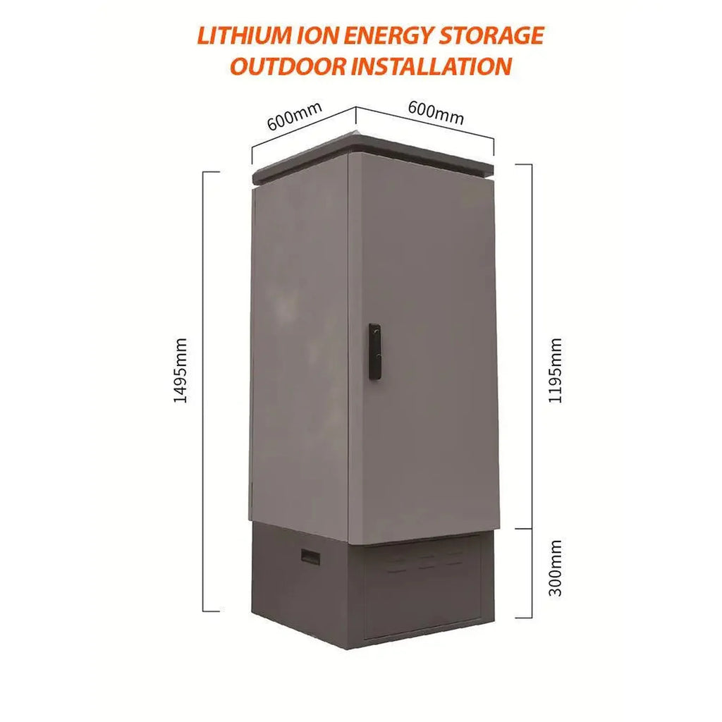 Outdoor IP65 Lithium Battery Cabinet for Pylontech | Voltacon