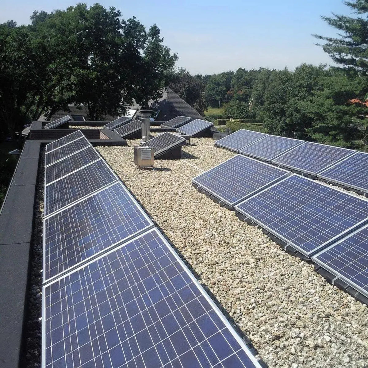 Renusol ConSole+ Flat Roof Solar Panel Mounting Tray 15°