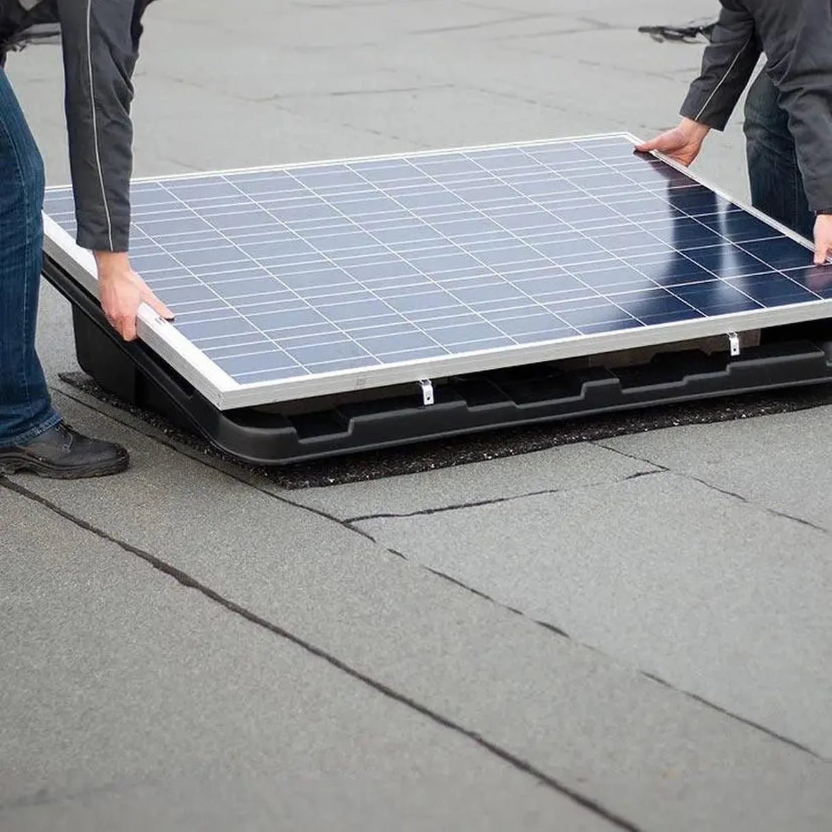 Renusol ConSole+ Flat Roof Solar Panel Mounting Tray 15°