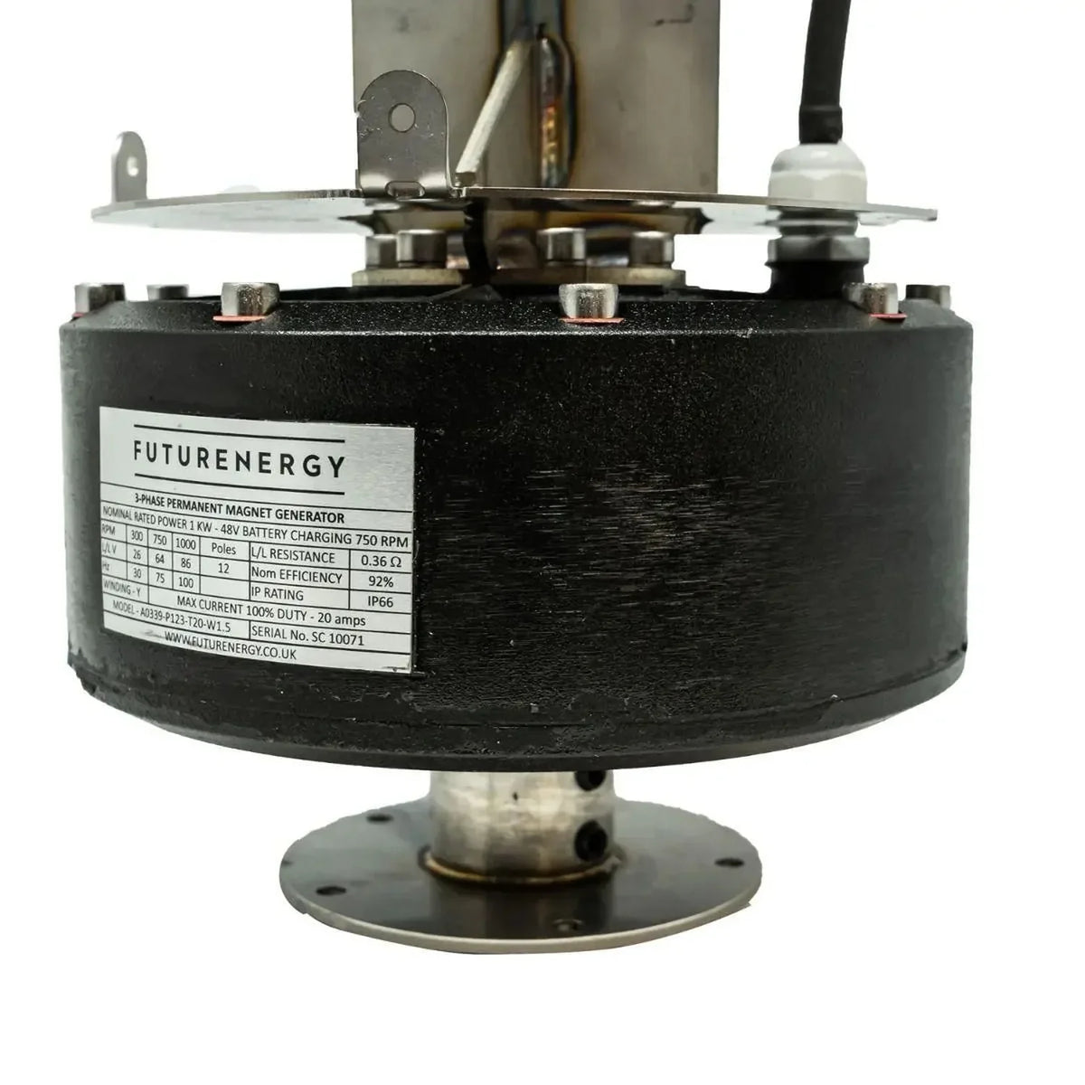 1kW Wind Turbine PMG 48V Battery Charger | FuturEnergy AirForce