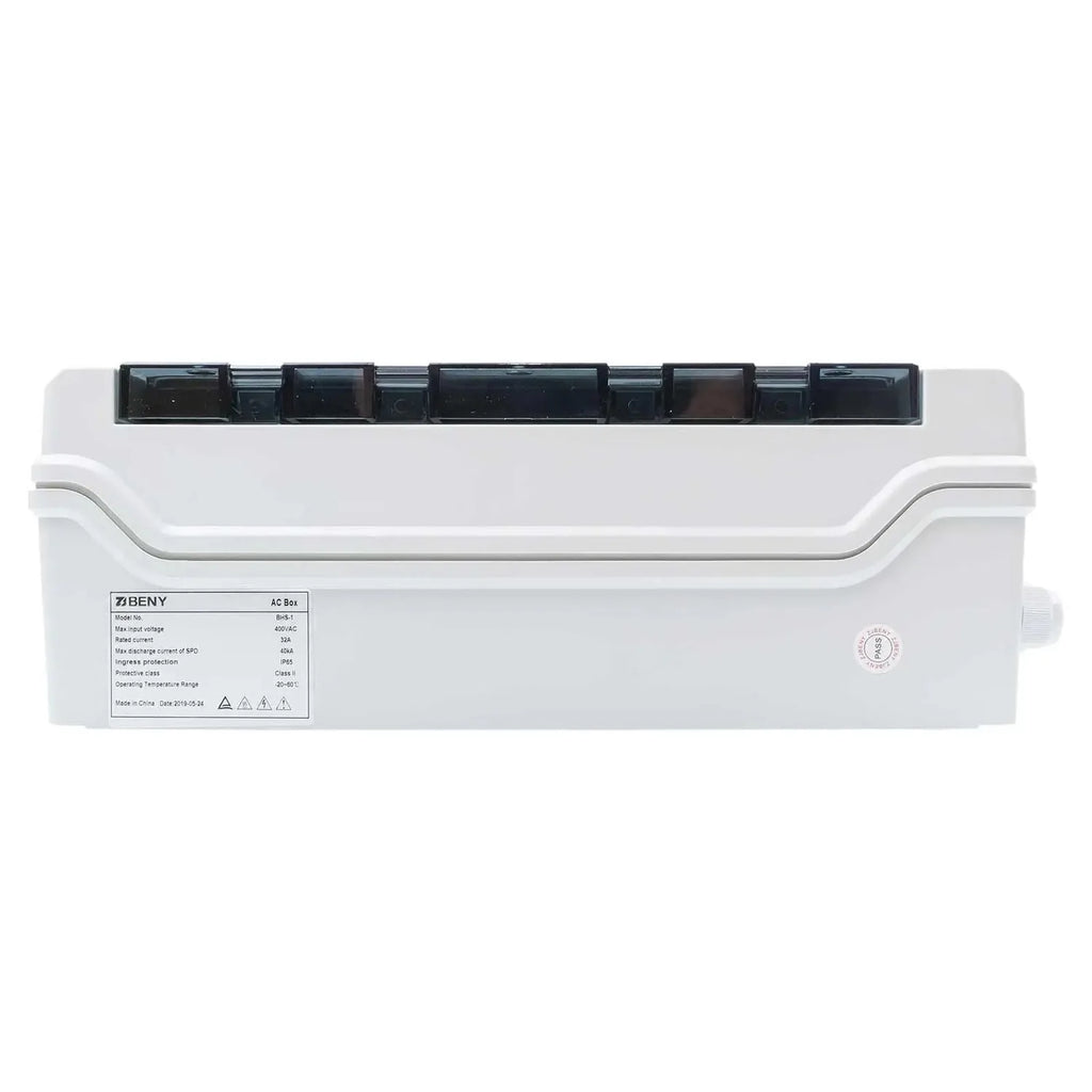 Three Phase AC Protection Enclosure 15kW | Surge Protection & Eastron V2 Meter