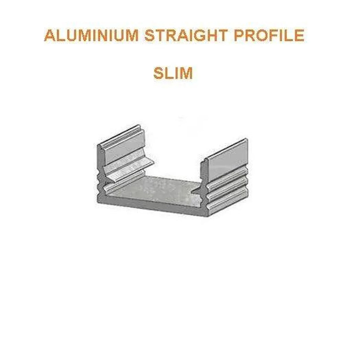 Aluminium LED Profile U Channel Slim 7mm Height | Ledison