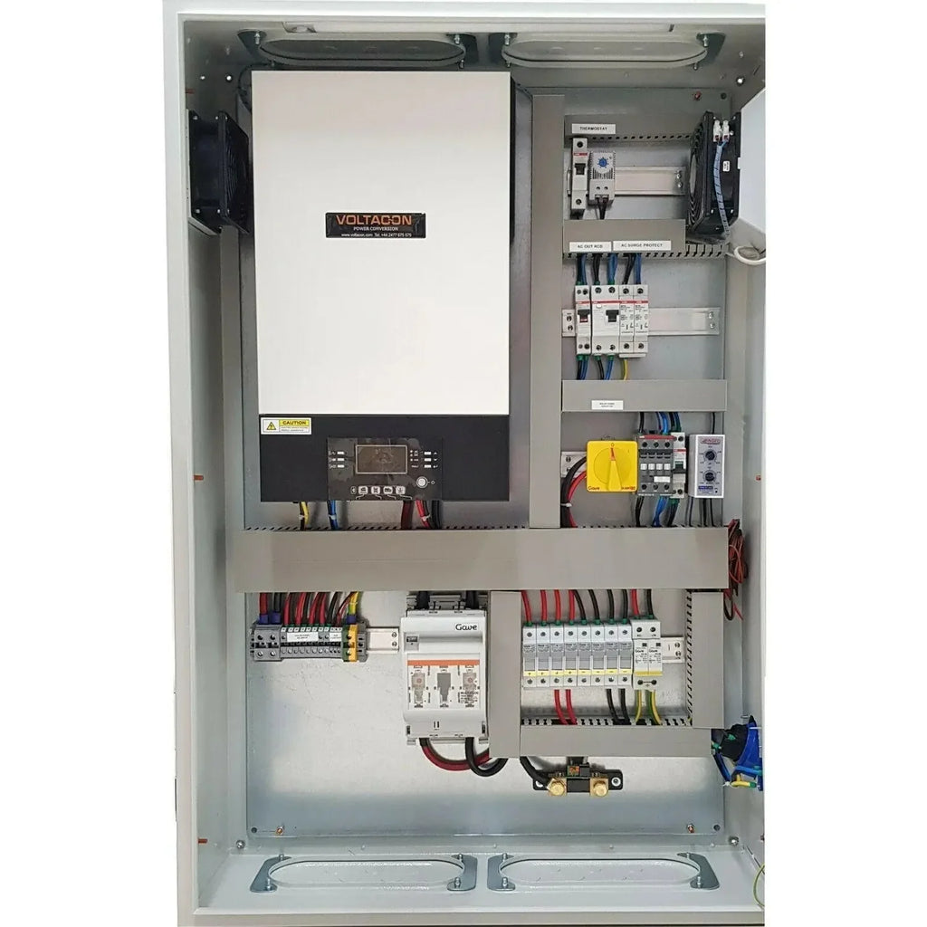 3kW Off-Grid Inverter Charger Cabinet 24V | Silent Power 3024-S-P