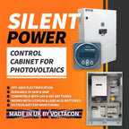 3kW Off-Grid Inverter Charger Cabinet 24V | Silent Power 3024-S-P