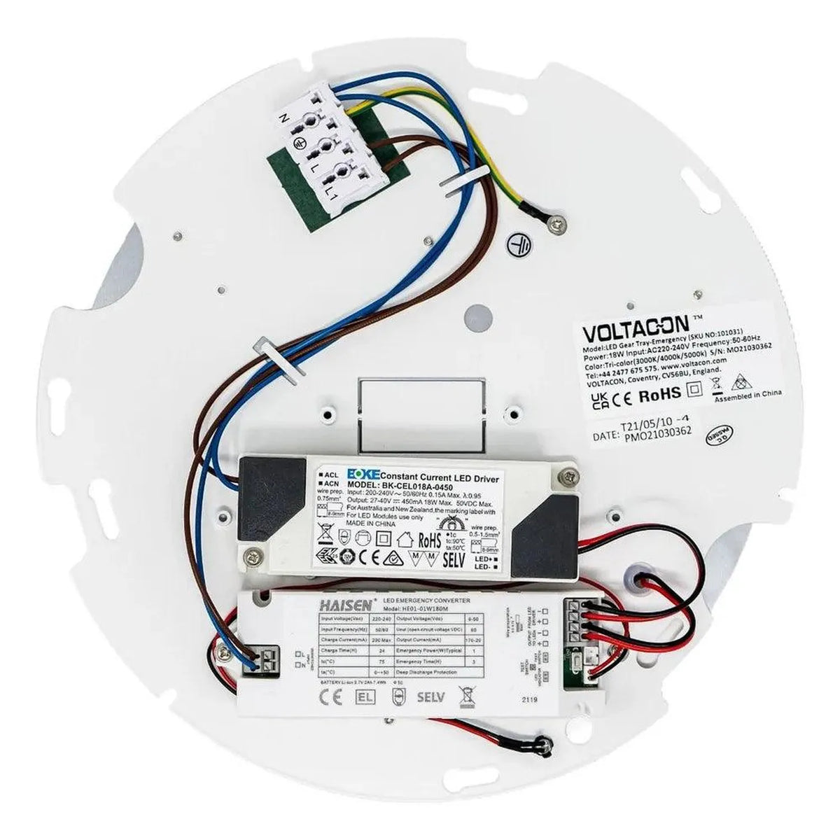 18W LED Gear Tray Retrofit 2D Fitting 1800lm 3CCT | Ledison