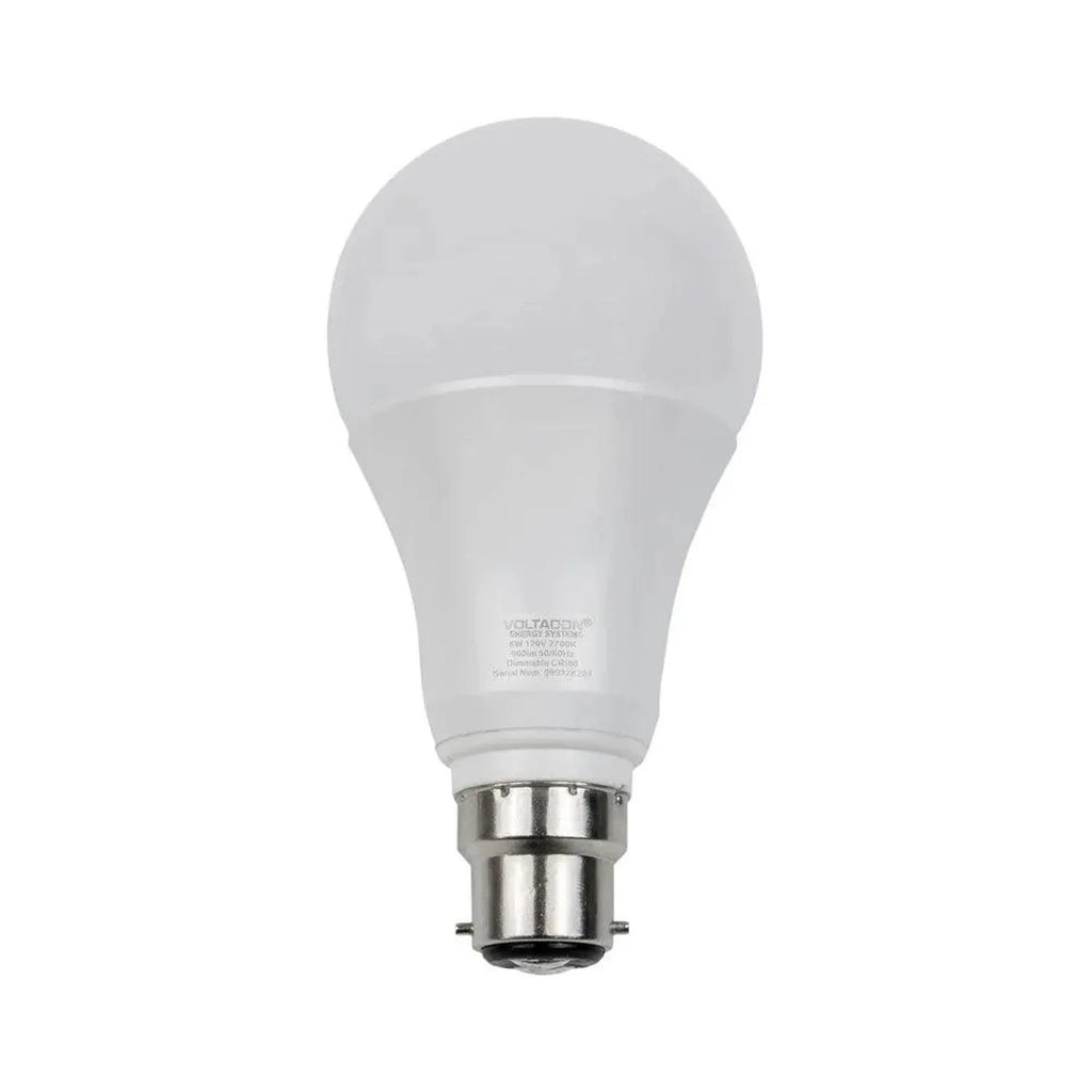 8W B22 LED Bulb Warm White 2700K Dimmable | Ledison Globe