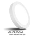 LED Surface Mounted Panel Light 17W Round 1700lm | Glacial