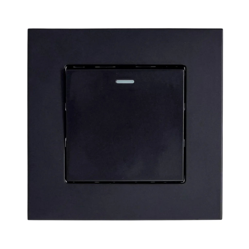 16AX 1-Gang 2-Way Light Switch Black | Ledison