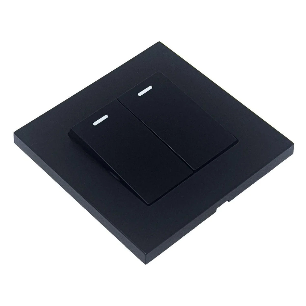 16AX 2-Gang 2-Way Light Switch Black | Ledison