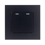 16AX 2-Gang 2-Way Light Switch Black | Ledison