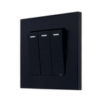 16AX 3-Gang 2-Way Light Switch Black | Ledison