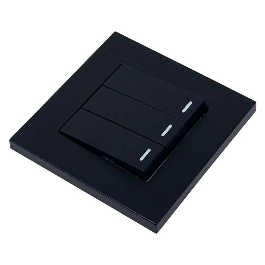 16AX 3-Gang 2-Way Light Switch Black | Ledison