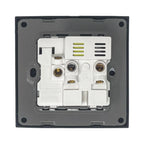13A 1-Gang Switched Socket with USB A & C Ports | Ledison