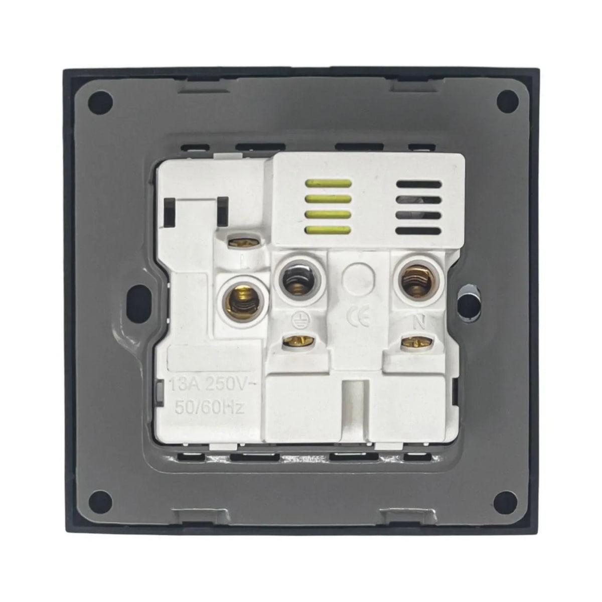 13A 1-Gang Switched Socket with USB A & C Ports | Ledison