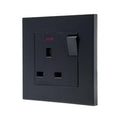 13A 1-Gang Switched Socket | Ledison Square Profile