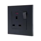13A 1-Gang Switched Socket | Ledison Square Profile